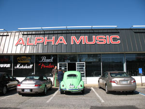 Alpha Music frontage