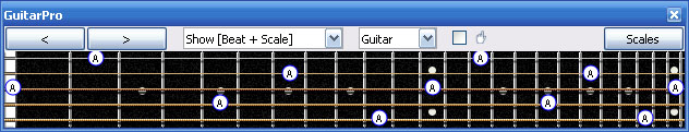 GuitarPro6 A natural octaves