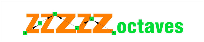 ZZZZZ octaves logo