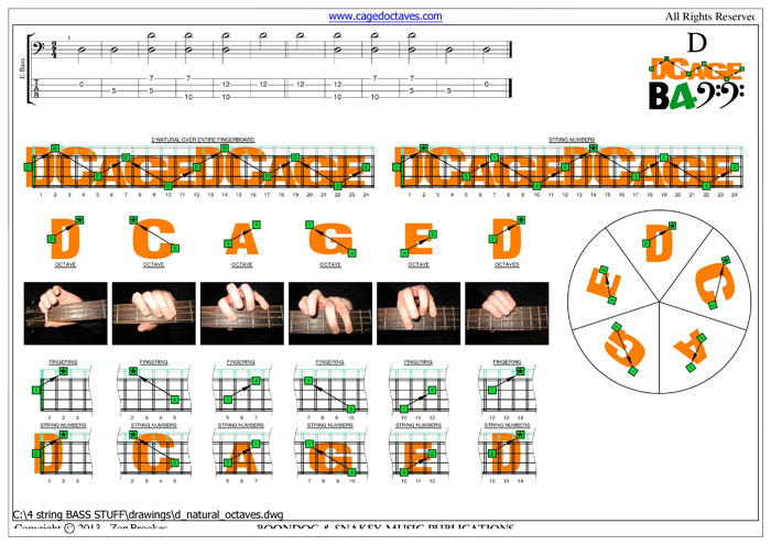 DCAGE4BASS D natural octaves pdf