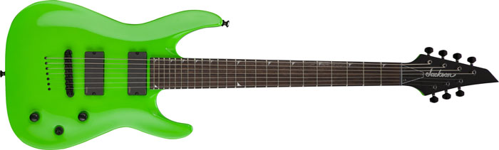 Jackson slime green 7 string