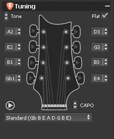 GuitarPro6 standard tuning