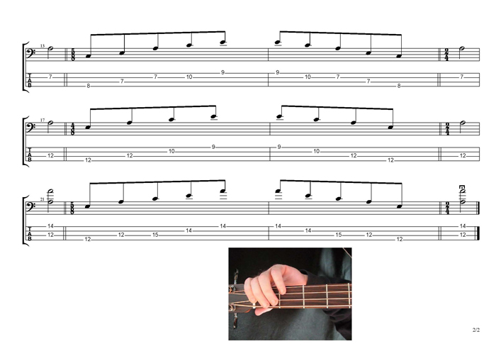 GuitarPro6 A minor arpeggio box shapes TAB pdf