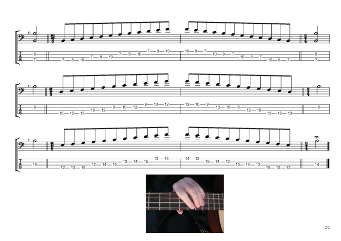GuitarPro6 B locrian mode box shapes TAB pdf