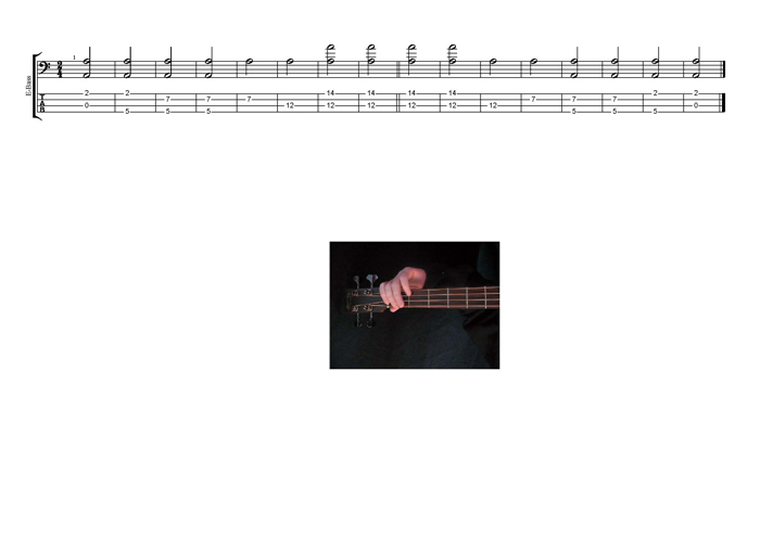 GuitarPro6 A natural (3 notes per string)octaves TAB pdf