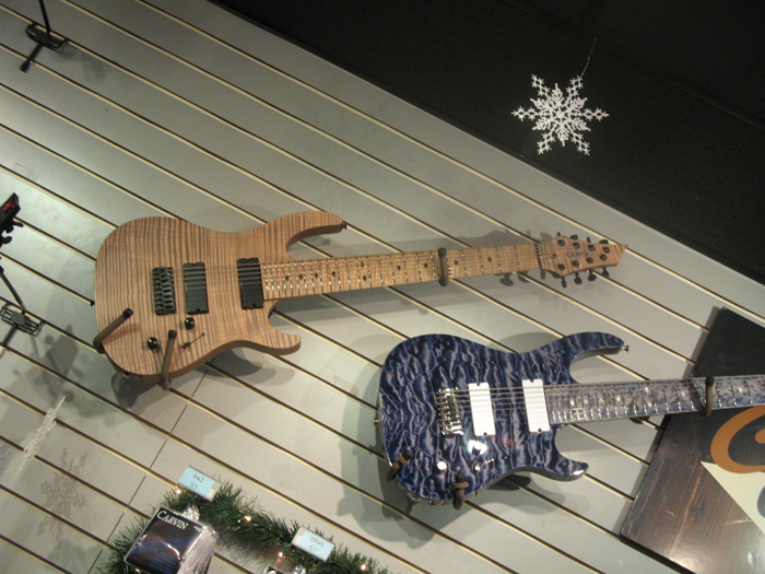 8-string Carvin electrics