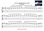 BCAGED octaves C major arpeggio box shapes GuitarPro6 TAB pdf