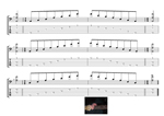 AGEDBC octaves A minor arpeggio box shapes GuitarPro6 TAB pdf