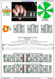 CAGED octaves B locrian mode : 4D2 box shape pdf