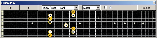 GuitarPro6 8G6G3G1 box shape