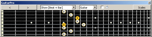 GuitarPro6 (8-string: Drop E) E minor arpeggio : 5Am3 box shape pdf