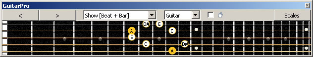 GuitarPro6 5Dm2 box shape