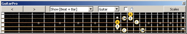 GuitarPro6 3Am1 box shape at 12