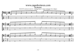 GuitarPro7 TAB : 5-String Bass (Low B) C major arpeggio