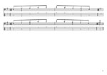 GuitarPro8 TAB : CAGED octaves 5-string bass (Drop A - AEADG) C major arpeggio box shapes pdf