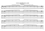 GuitarPro8 TAB: BAGED4BASS (4-string bass : B0 standard - BEAD) C major arpeggio box shapes pdf