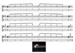 GuitarPro7 TAB pdf: AGEDC4BASS A minor arpeggio (3nps) box shapes