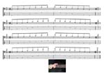 GuitarPro7 TAB : BCAGED octaves (Low B - BEADGC : 6-string bass) C major arpeggio (3nps) box shapes pdf