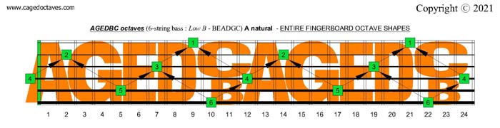 AGEDBC octaves fingerboard : A natural octaves