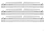 GuitarPro8 TAB: CAGFD octaves (6-string bass : Drop D - DADGCF) C major scale (ionian mode) box shapes pdf